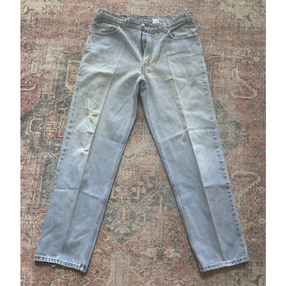 Vintage Levis 550 Jeans Mens 36 Relaxed Fit 90s USA Denim Fade/Stains